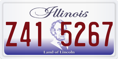 IL license plate Z415267