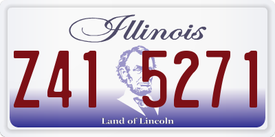 IL license plate Z415271