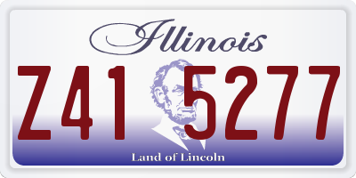 IL license plate Z415277