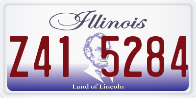 IL license plate Z415284