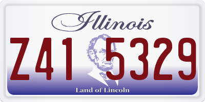 IL license plate Z415329