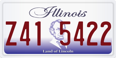 IL license plate Z415422