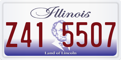 IL license plate Z415507