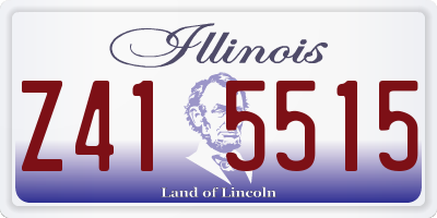 IL license plate Z415515