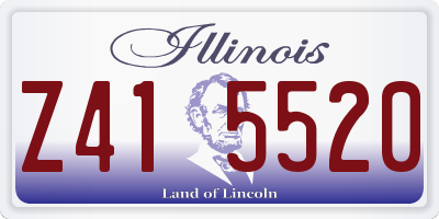 IL license plate Z415520