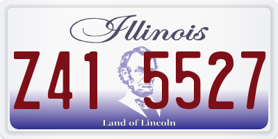 IL license plate Z415527