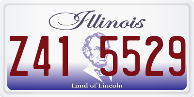 IL license plate Z415529