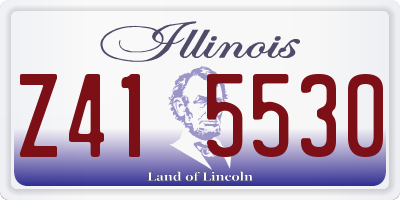 IL license plate Z415530