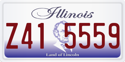 IL license plate Z415559