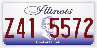 IL license plate Z415572