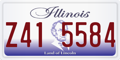 IL license plate Z415584
