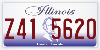 IL license plate Z415620