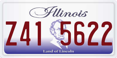 IL license plate Z415622