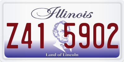 IL license plate Z415902