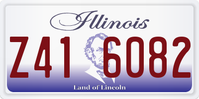 IL license plate Z416082