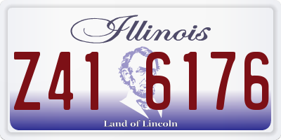 IL license plate Z416176