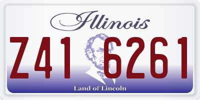IL license plate Z416261
