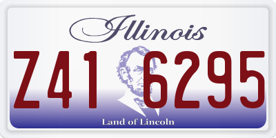 IL license plate Z416295