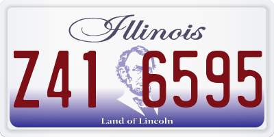 IL license plate Z416595