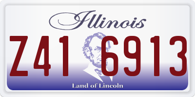 IL license plate Z416913