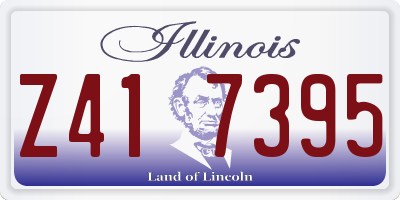 IL license plate Z417395