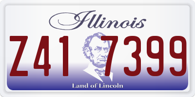 IL license plate Z417399
