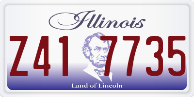 IL license plate Z417735