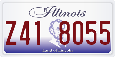 IL license plate Z418055