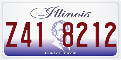 IL license plate Z418212