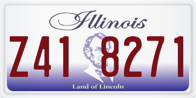 IL license plate Z418271