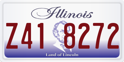 IL license plate Z418272