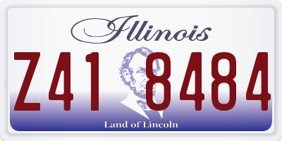 IL license plate Z418484