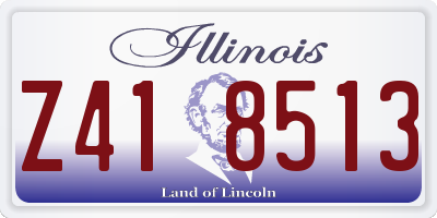 IL license plate Z418513