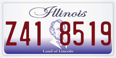 IL license plate Z418519