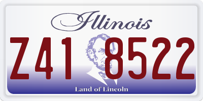 IL license plate Z418522