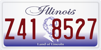 IL license plate Z418527