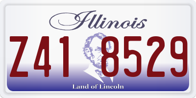 IL license plate Z418529