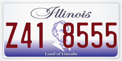 IL license plate Z418555