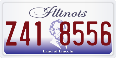 IL license plate Z418556
