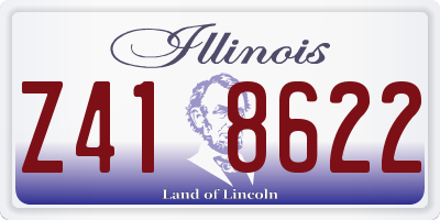 IL license plate Z418622