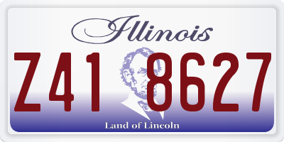 IL license plate Z418627