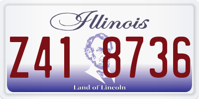IL license plate Z418736
