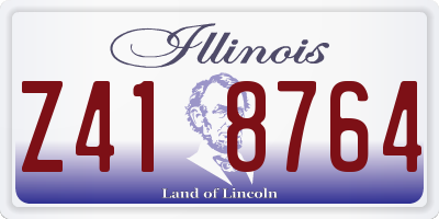 IL license plate Z418764