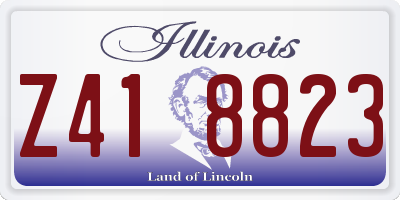 IL license plate Z418823