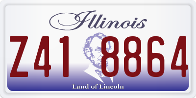 IL license plate Z418864
