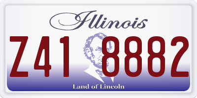 IL license plate Z418882