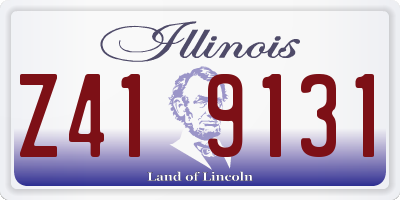 IL license plate Z419131