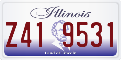 IL license plate Z419531