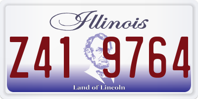 IL license plate Z419764
