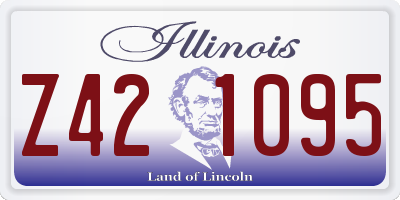IL license plate Z421095